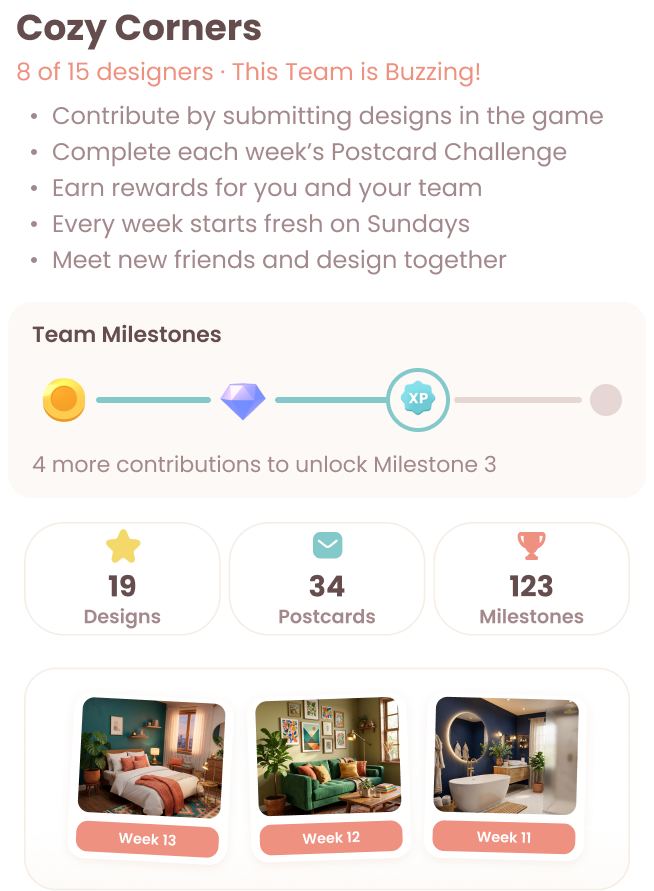 Cozy Corners details